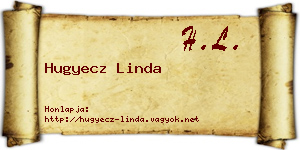 Hugyecz Linda névjegykártya